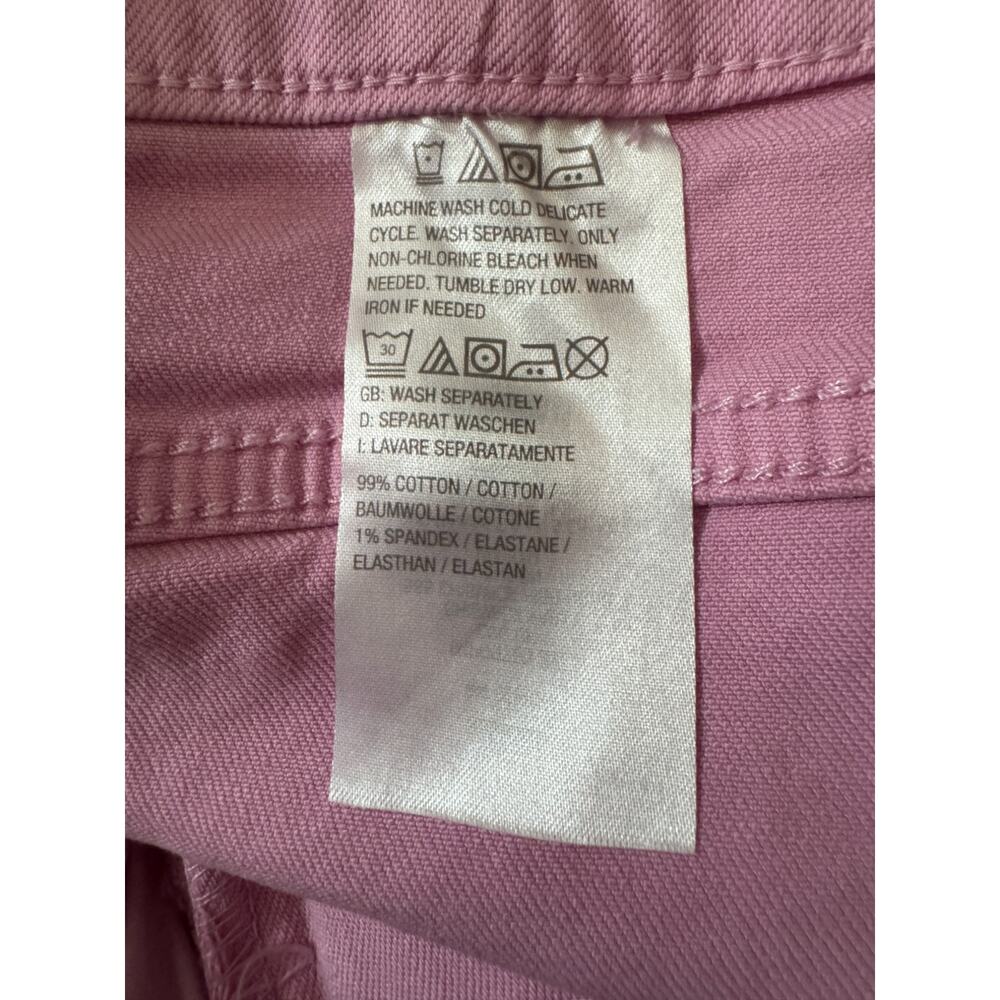 JASON WU Pink Ankle Pants 30WP Stretch Cotton Blend Plus Size Slim Fit NWOT - Picture 10 of 10
